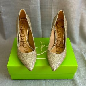 Sam Edelman Gold Mesh Pumps, size 7 1/2
